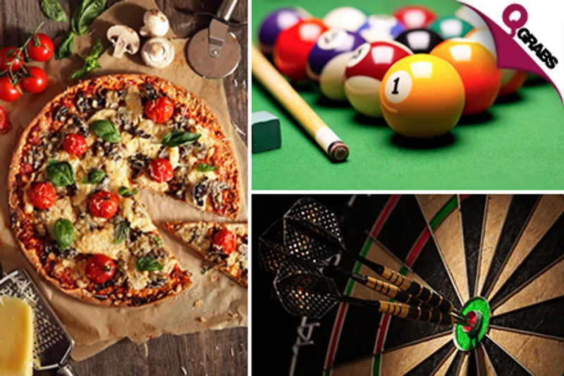 From QR38 Have Fun & Enjoy with Food & Drinks OR PlayStation & Dart Games OR Billiards / Pool! (Up to QR2000 Value)